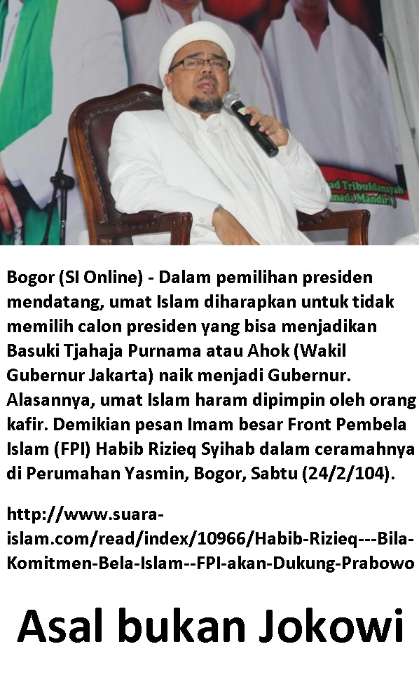 Kenapa Ormas Islam Benci Jokowi?